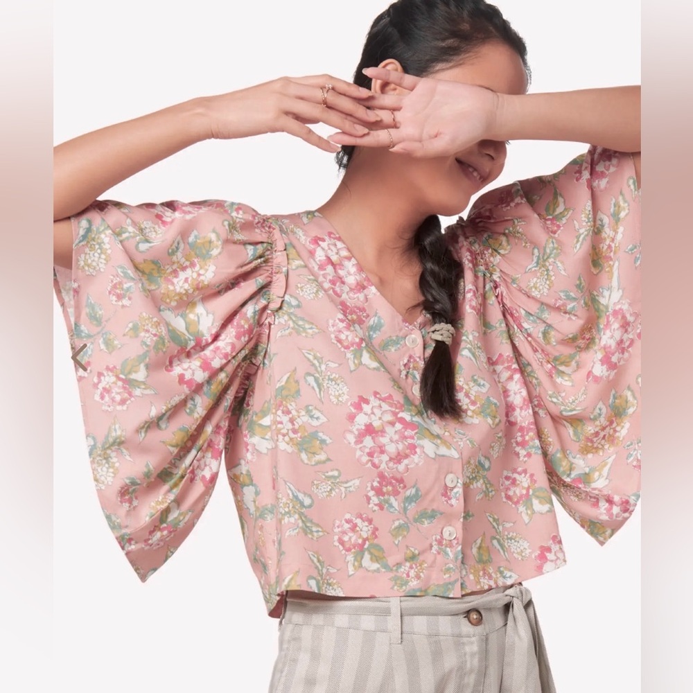 Bombay Paisley Floral Blouse